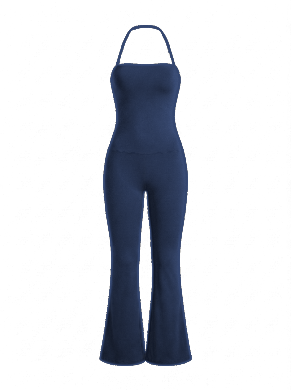 Volsa Flare Jumpsuit Navy