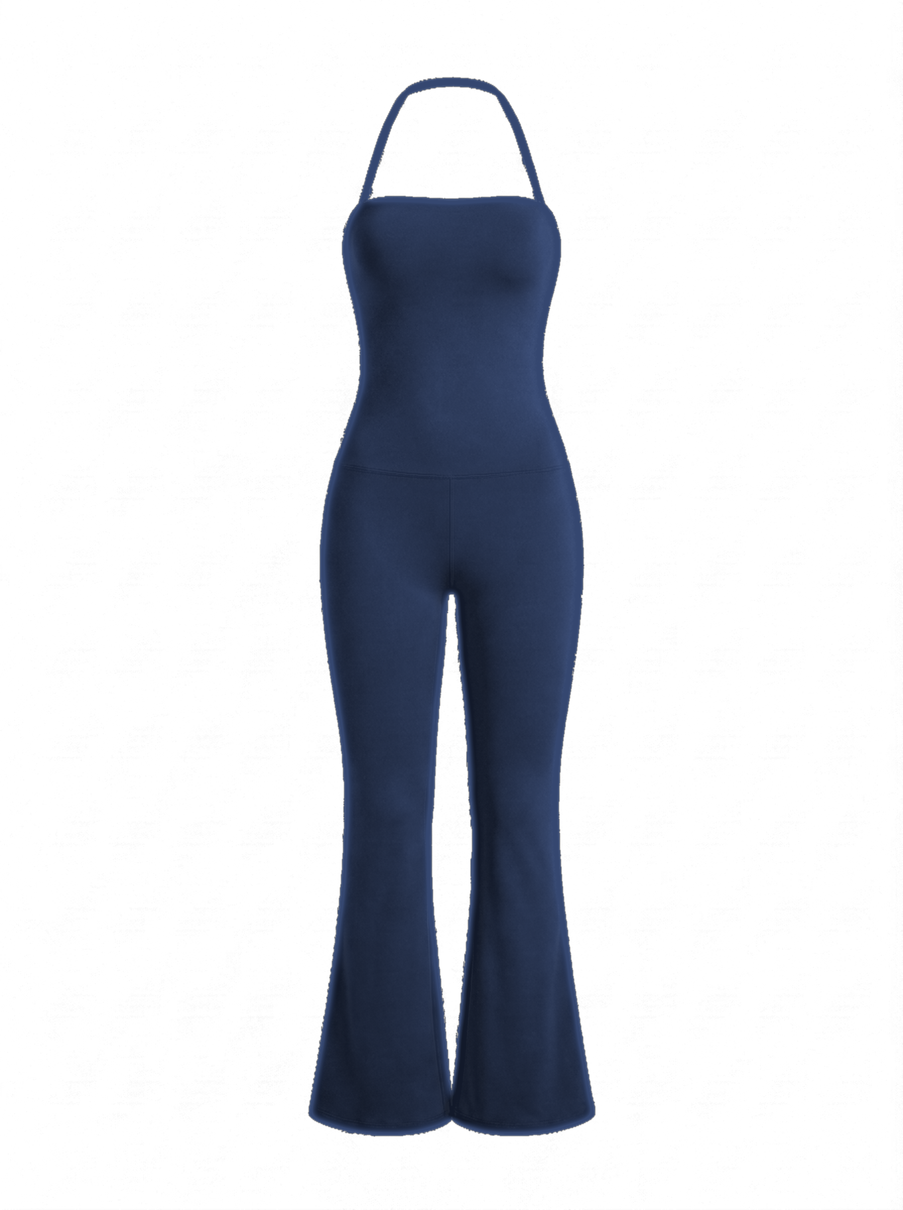 Volsa Flare Jumpsuit Navy