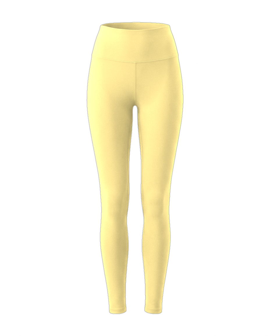 Volsa High Waist Leggings Yellow