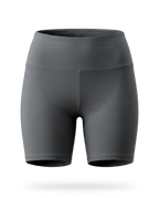 Volsa High Waist Shorts in charcoal