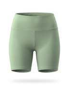 Volsa High Waist Shorts in sage