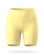 Volsa High Waist Shorts Yellow
