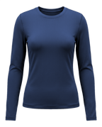 Volsa Long Sleeve Tee in navy