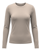 Volsa Long Sleeve Tee in taupe