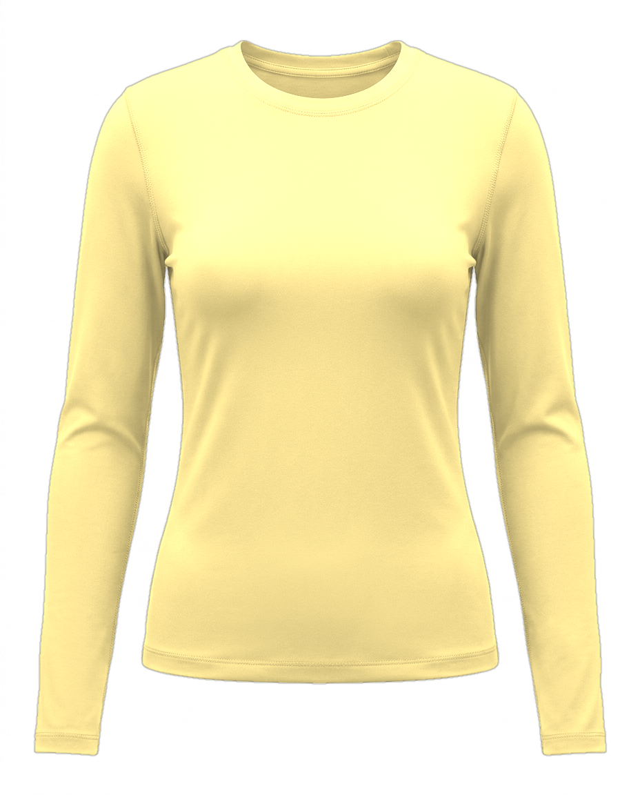 Volsa Long Sleeve Tee Yellow