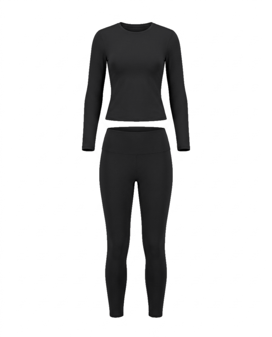 Volsa Long Sleeve Tee and Leggings Set