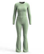 Volsa Ribbed Set in sage